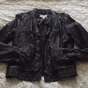 Faux leather jacket